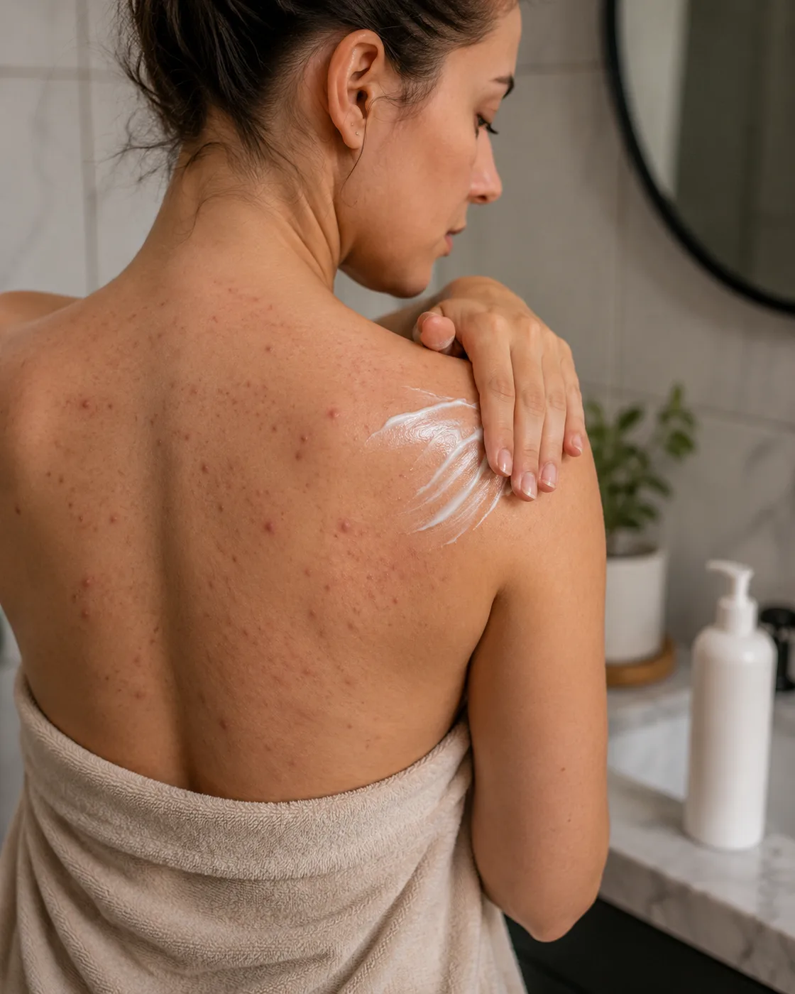 Body Acne After Lotion